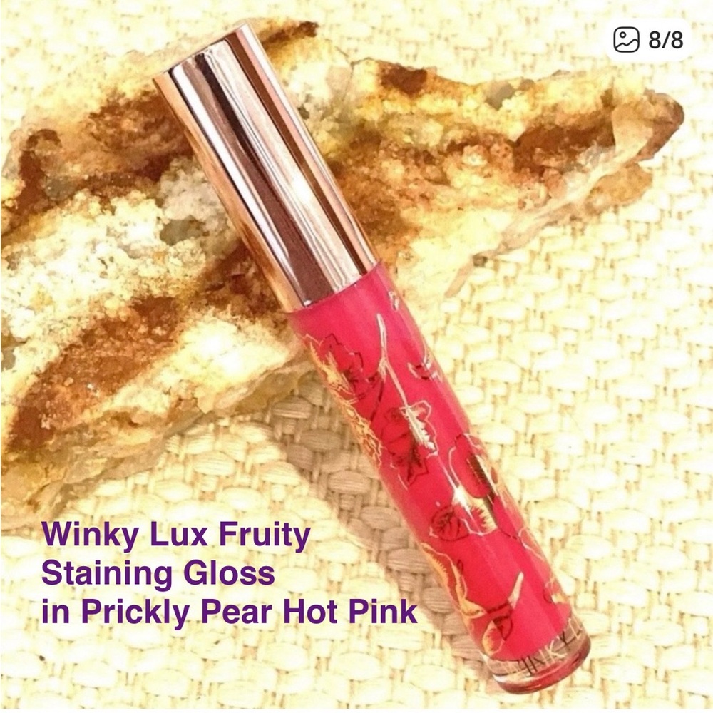 💖🎡NWOT Winky Lux Fruity pH Lip Staining Gloss in Prickly Pear Hot Pink🎡💖